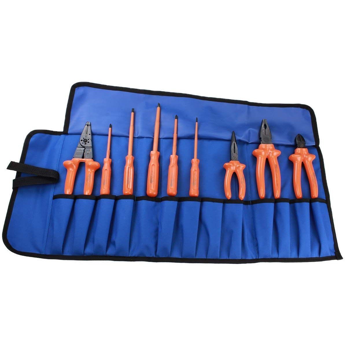 AG Safety 9PC Insulated Tool Kit - 1000 VAC - Screwdrivers & Pliers