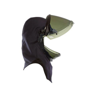 Arc Flash Lift Front Hood with Faceshield, Slotted Adapter and Hard Hat - Fire and Arc Flash Resistant - National Safety Apparel