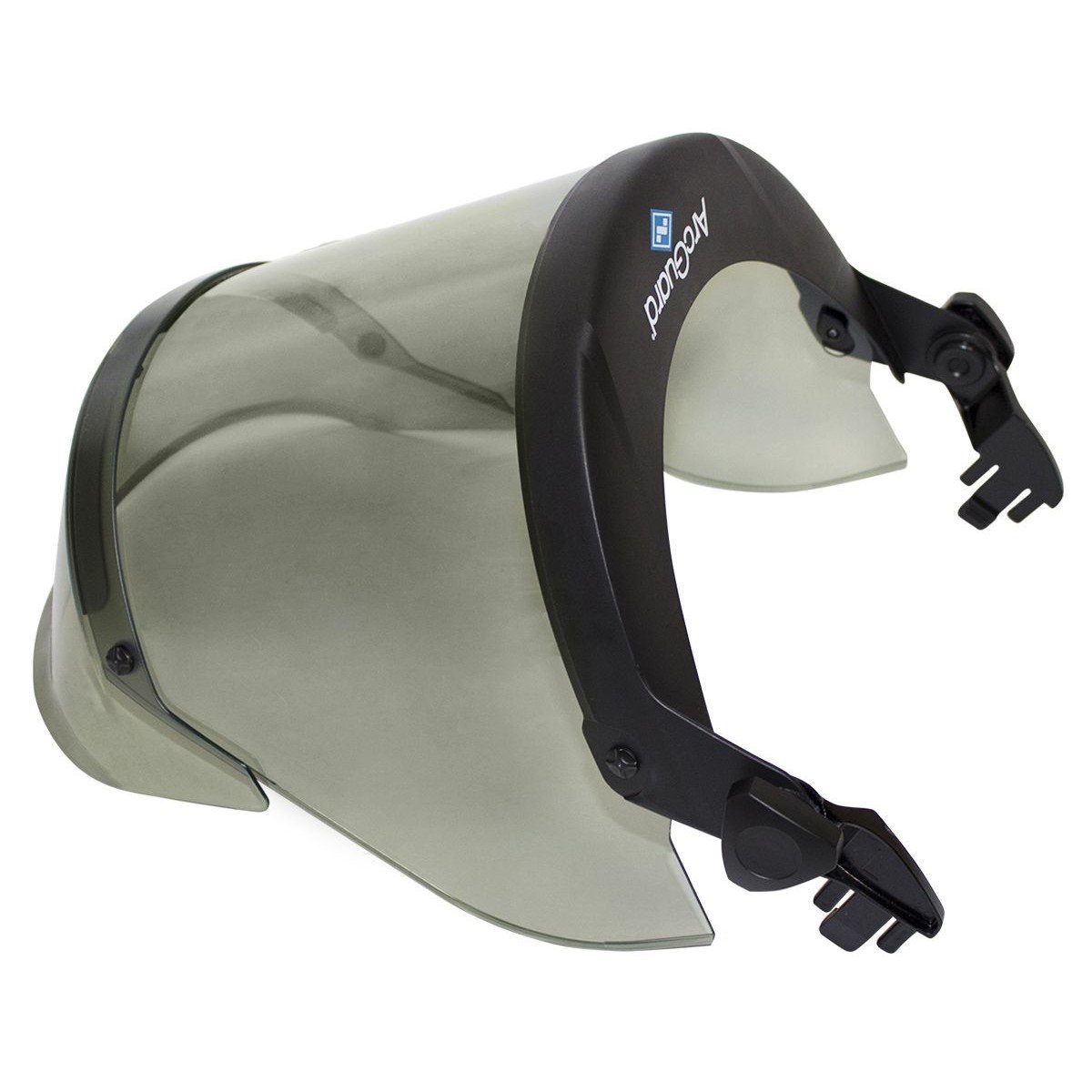 Arc Flash PureView Faceshield on Helmet Mounted Visor Frames - 20 Cal Arc Flash, Fits Most Hard Hat Helmets - National Safety Apparel