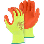 Cut Resistant Glove - KorPlex Blend, Foam Nitrile Palm Dip, High Visibility, Moderate Cut Resistance (PK 12 Pairs) - Majestic