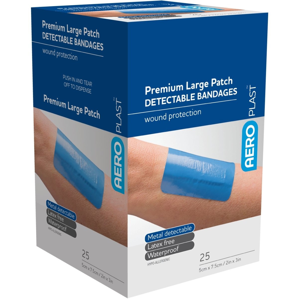 Detachable Large Patch Bandages - First Aid Kit Refills (PK 300 Bandages)