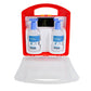 Eyewash Station First Aid Kit (PK 4 Kits) - 75 People, 4 PCS, Plastic Case
