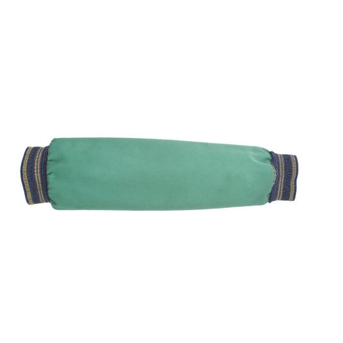 Welding Sleeve - Fire Resistant (FR), 18 Inch, Green Sateen Blend, Elastic Both Ends (PK 10 Sleeves) - National Safety Apparel