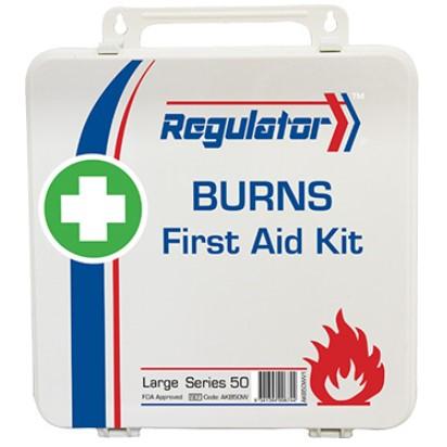 First Aid Kit for Burns (PK 4 Kits) - 50 People, 76 PCS, Weatherproof Case