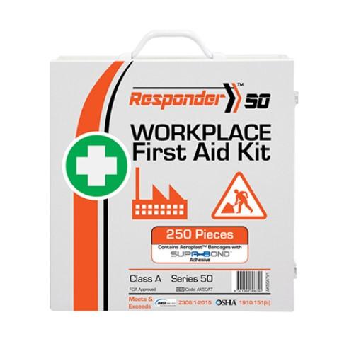 First Aid Kit for Wounds, Burns, and CPR (PK 4 Kits) - 50 People, Class A, 234 PCS, Various Cases