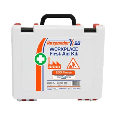 First Aid Kit for Wounds, Burns, and CPR (PK 4 Kits) - 50 People, Class A, 234 PCS, Various Cases