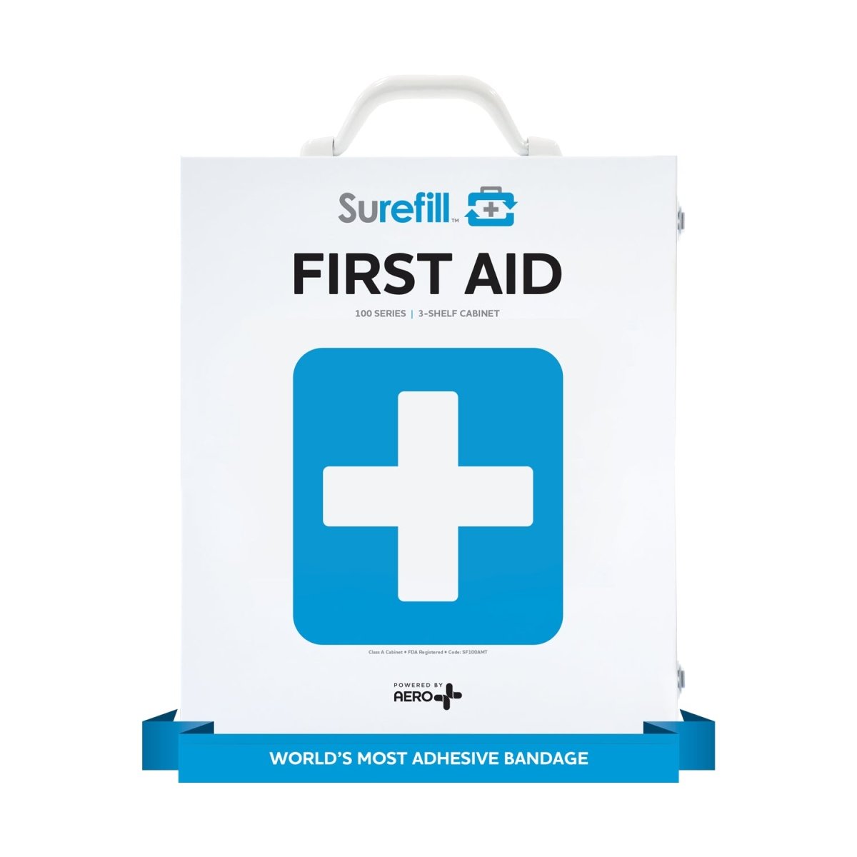 First Aid Kit - Surefill 3-Shelf Metal Cabinet 100 Series Class A