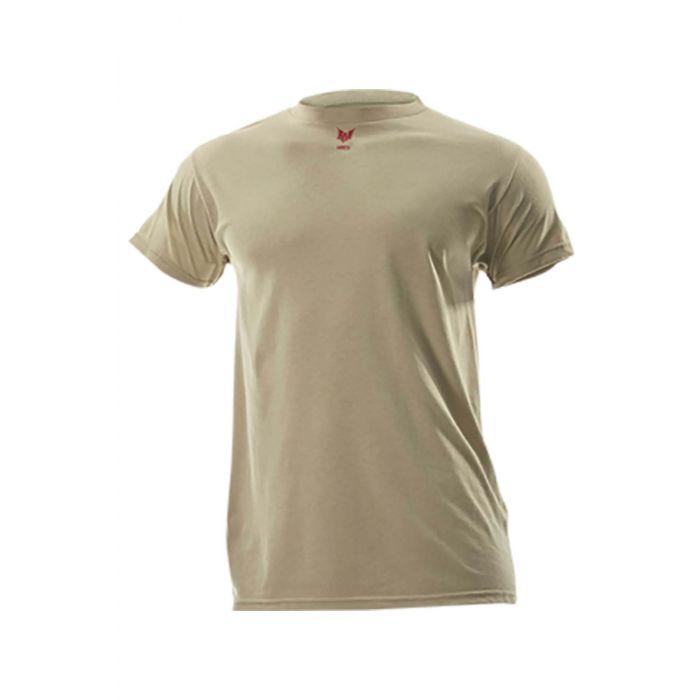 Short Sleeve T-Shirt - Fire (FR) and Arc Flash Resistant, Ribbed Collar, Lightweight Moisture-Wicking Fabric (PK 2 Shirts) - National Safety Apparel