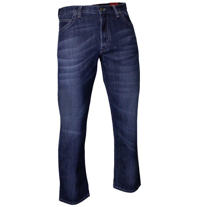 Work Jeans - Fire (FR) and Arc Flash Resistant, Modern Regular Fit, Utility Pockets, Stretch Denim, Enzyme Wash - National Safety Apparel