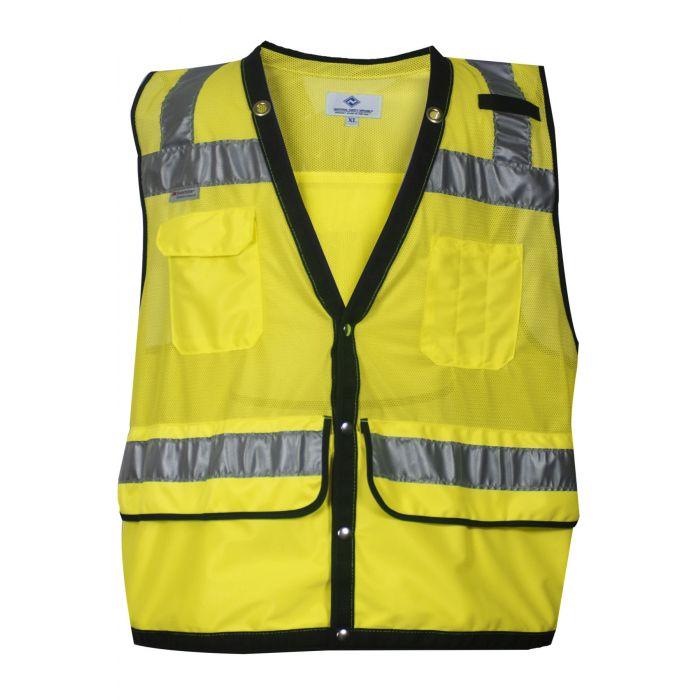 HiVis Construction Survey Safety Vest, Type R Class 2