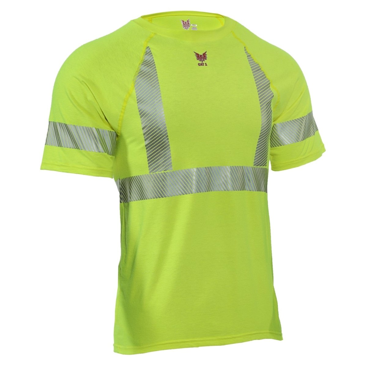 Hi Vis FR T-Shirt - CAT 1 Arc Flash, Short Sleeve