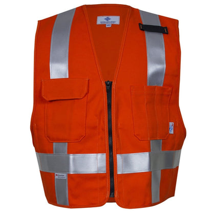 Hi Vis Vest - FR, CAT 2 Arc, Short Waist, 4 Pockets