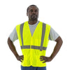 High Visibility Mesh Safety Vest - ANSI 2, Velcro Close - Hi Vis Yellow