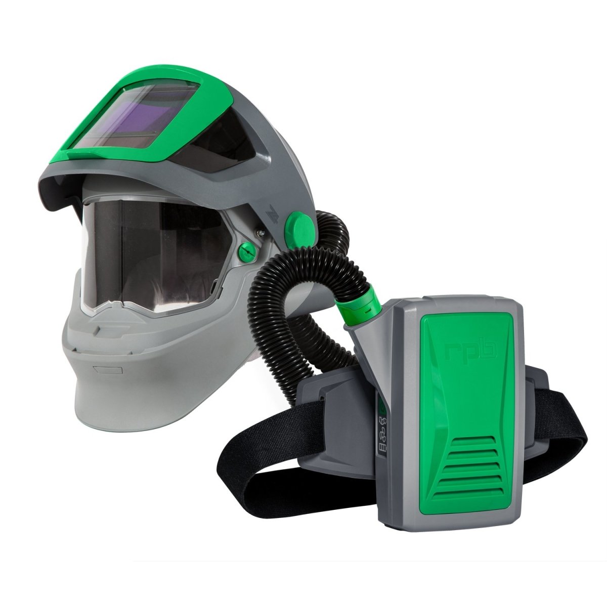 PAPR with Welding Mask - NIOSH Certified, APF 1,000 Respiratory Protection for Welding - RPB Z4 with PX5