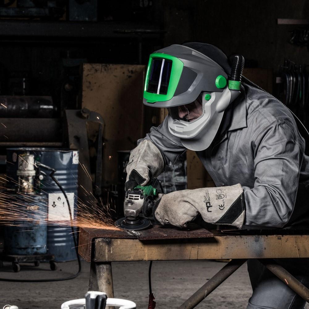 PAPR with Welding Mask - NIOSH Certified, APF 1,000 Respiratory Protection for Welding - RPB Z4 with PX5