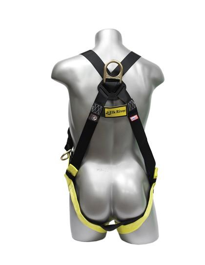 Safety Harness - 3 Steel D-Rings (Back & Hips), Mating or Tongue Buckles - Elk River Series Fall Arrest