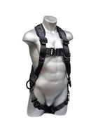 Safety Harness - 4 D-Rings (Back, Hips, & Chest), Quick Connect Buckles - Platinum Kestrel Series Fall Arrest