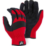 Shirred Slip-On Mechanics Gloves with Armor Skin Palm (PK 12 Pairs) - Majestic