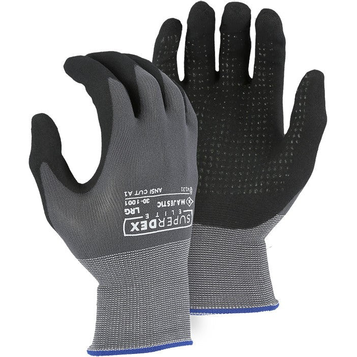 SuperDex Elite Premium Foam Nitrile Majestic Gloves A1 Cut Resistant