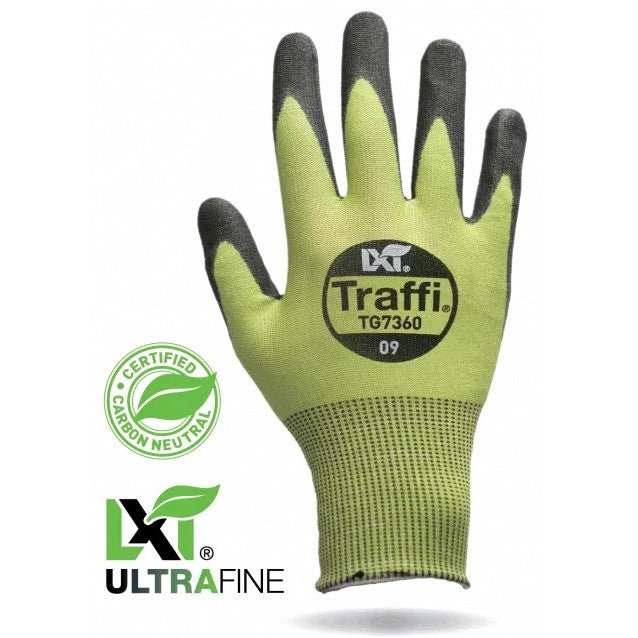 Traffi LXT Polyurethane Palm Dip Nylon Glove (PK 10 Pairs)