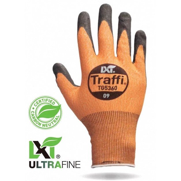 Traffi LXT Polyurethane Palm Dip Nylon Glove (PK 10 Pairs)